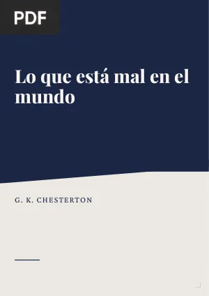 Lo que está mal en el mundo