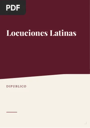 Locuciones Latinas