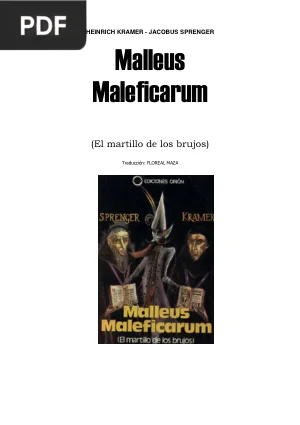 Malleus Maleficarum: El Martillo de las Brujas