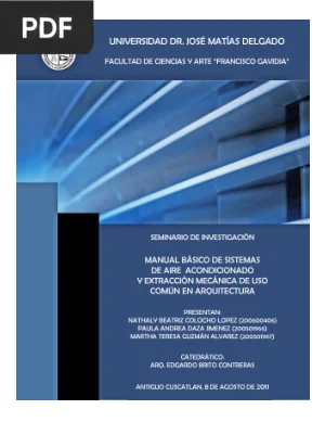 Manual básico de sistemas de aire acondicionado y extracción mecánica