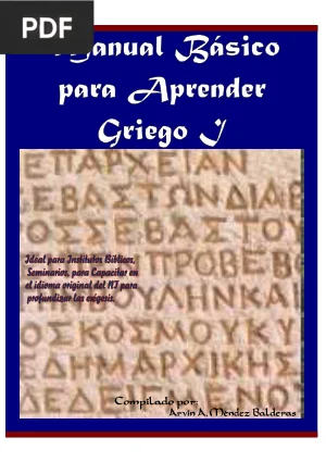 Manual básico para aprender griego I