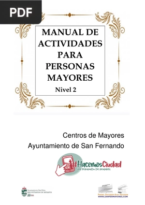 Manual de Actividades para Personas Mayores