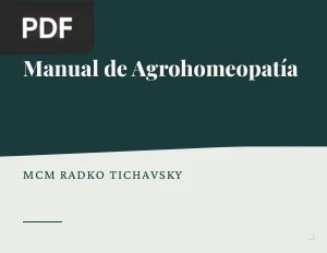 Manual de Agrohomeopatía