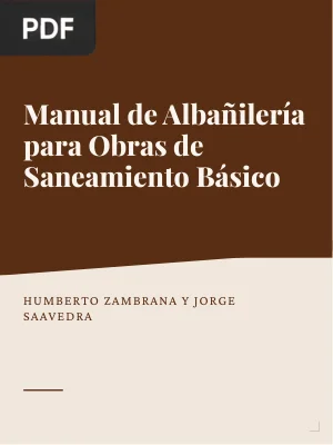 Manual de albañilería para obras de saneamiento básico