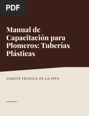 Manual de Capacitación para Aprendices de Plomeros: Sistemas de Tuberías Plásticas