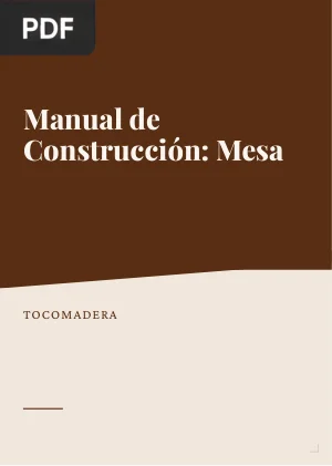 Manual de Construcción: Mesa