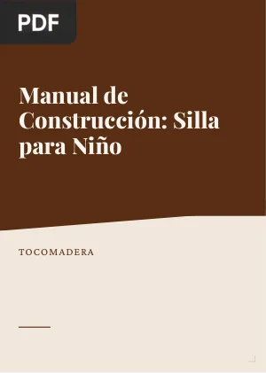 Manual de Construcción: Silla para Niño