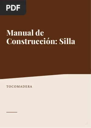 Manual de Construcción: Silla