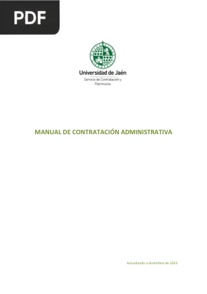 Manual de contratación administrativa