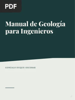 Manual de Geología para Ingenieros