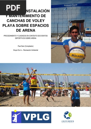 Manual de instalación y mantenimiento de canchas de voley playa sobre espacios de arena
