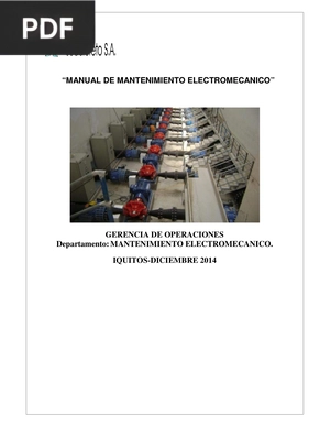 Manual de Mantenimiento Electromecánico