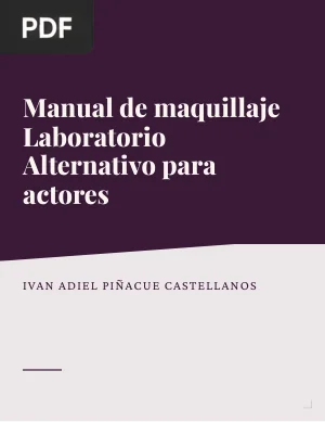 Manual de maquillaje Laboratorio Alternativo para actores en proceso