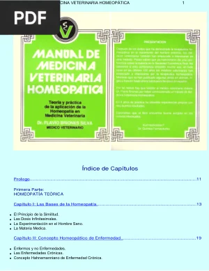 Manual de Medicina Veterinaria Homeopática