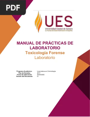Manual de Prácticas de Laboratorio de Toxicología Forense