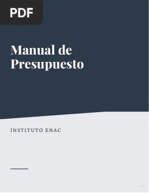 Manual de presupuesto