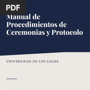 Manual de Procedimientos de Ceremonias y Protocolo