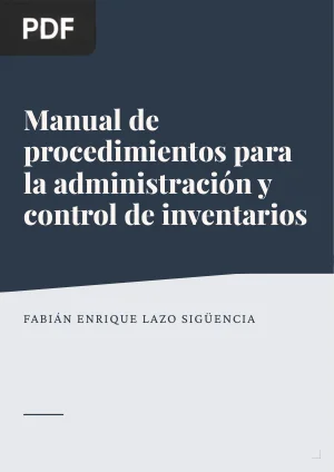 Manual de procedimientos para la administración y control de inventarios