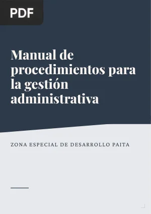 Manual de procedimientos para la gestión administrativa
