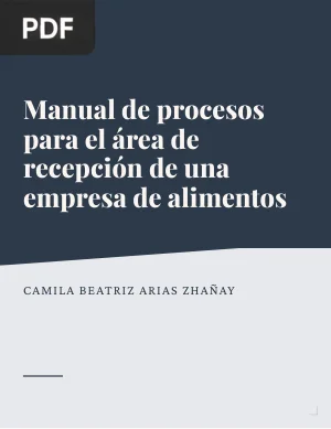 Manual de procesos para el área de recepción de una empresa de alimentos
