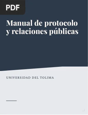 Manual de protocolo y relaciones públicas