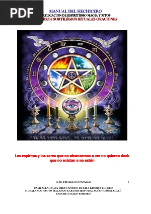 Manual del hechicero: explicacion de espiritismo, magia y ritos