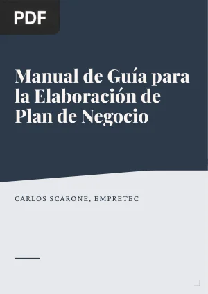 Manual para la Elaboración de un Plan de Negocios