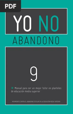 Manual para ser un mejor tutor en planteles de educación media superior