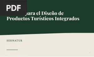 Manual Paso a paso para el Diseño de Productos Turísticos integrados