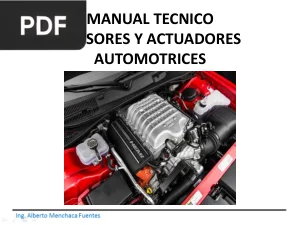 Manual Técnico Sensores y Actuadores Automotrices