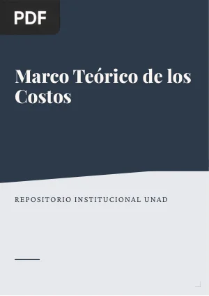 Marco Teórico de los Costos