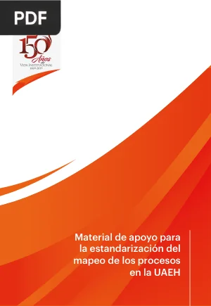 Material de apoyo para la estandarización del mapeo de procesos