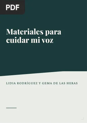 Materiales para cuidar mi voz