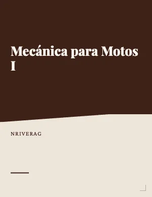 Mecánica para Motos I