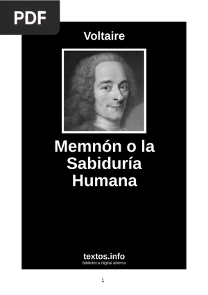 Memnón o la Sabiduría Humana