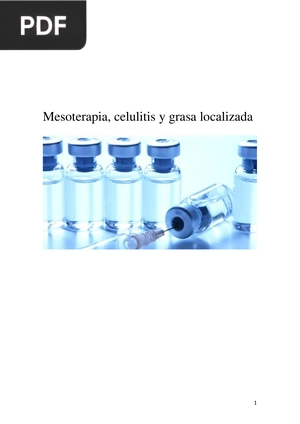 Mesoterapia, celulitis y grasa localizada