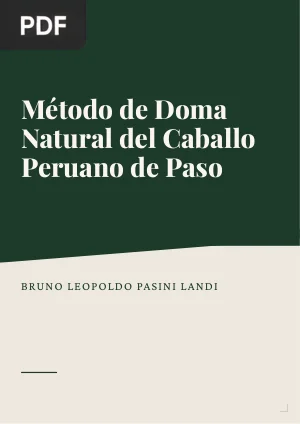 Método de Doma Natural del Caballo Peruano de Paso