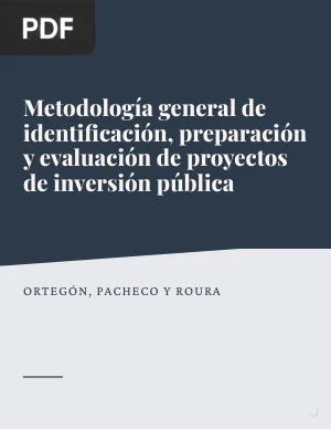 Metodología general de identificación, preparación y evaluación de proyectos de inversión pública