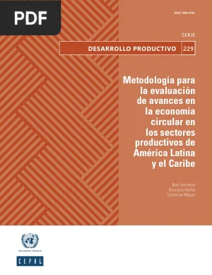 Metodología para la evaluación de avances en la economía circular en los sectores productivos