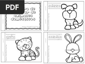 Mi libro de colorear de animales domésticos
