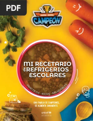 Mi recetario de refrigerios escolares