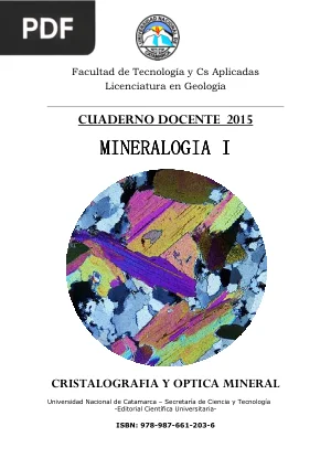 Mineralogía I: Cristalografía y Óptica Mineral