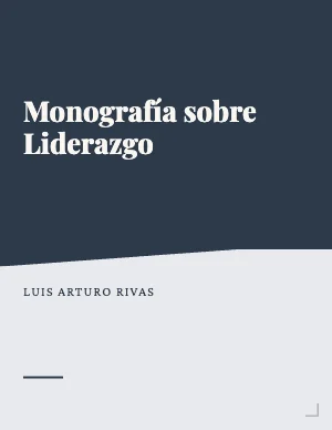 Monografía sobre liderazgo