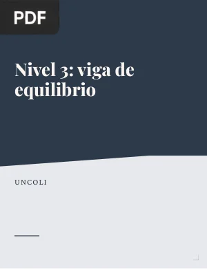 Nivel 3: viga de equilibrio