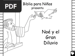 Noé y el Gran Diluvio: Libro para Colorear