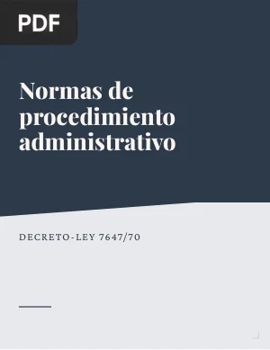 Normas de procedimiento administrativo