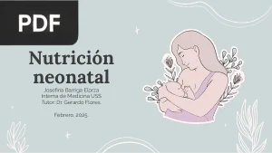 Nutrición neonatal