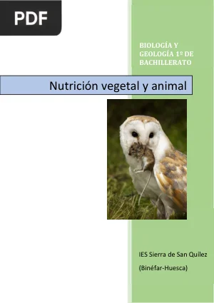 Nutrición Vegetal y Animal