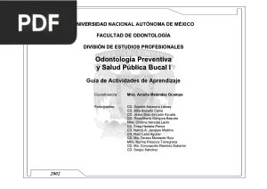 Odontología Preventiva y Salud Pública Bucal I