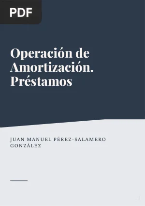 Operación de amortización. Préstamos